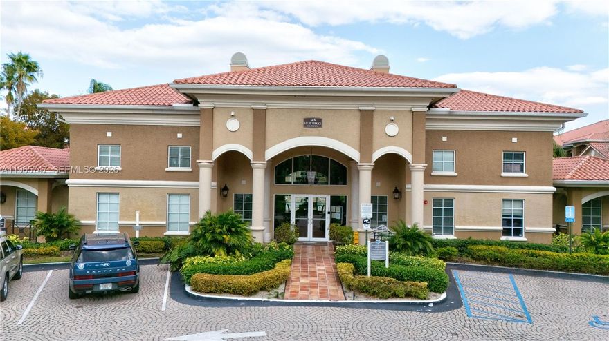 Spacious 3BR/2BA first-floor residence in The Marquesa Condominium offering approximately 1,330 sq ft of well-designed living space. Currently leased at $2,800/month through 7/31/2026, providing immediate income, with estimated  MARKET RENT $3,200/month (subject to market conditions). BRAND NEW A/C installed MAY 2025. HOA WITH RESERVES in place, supporting long-term financial stability. Ideally located directly across from Pembroke Lakes Mall and minutes to I-75, dining, shopping, medical centers, hospitals and top-rated schools. Perfect for investors seeking stable cash flow and rental upside, or future homeowners looking to secure a spacious, well-located residence in one of Broward’s most convenient corridors. Gated community with amenities including clubhouse, fitness center, resort-style pool, racquetball courts, movie theater, playground, and on-site car wash area. Corner first-floor location offers convenient access, garden views, and functional living within a well-maintained and professionally managed community. NO SPECIAL ASSESSMENTS. Corner first-floor unit offering added privacy and convenience. Currently the only active 3-bedroom first-floor residence available in the building, presenting a unique opportunity within the community. Assigned parking for one vehicle plus one permitted guest space. Additional guest parking available within the community for visitors. Enjoy South Florida living with year-round sunshine, walkability, and convenience. Gated community.