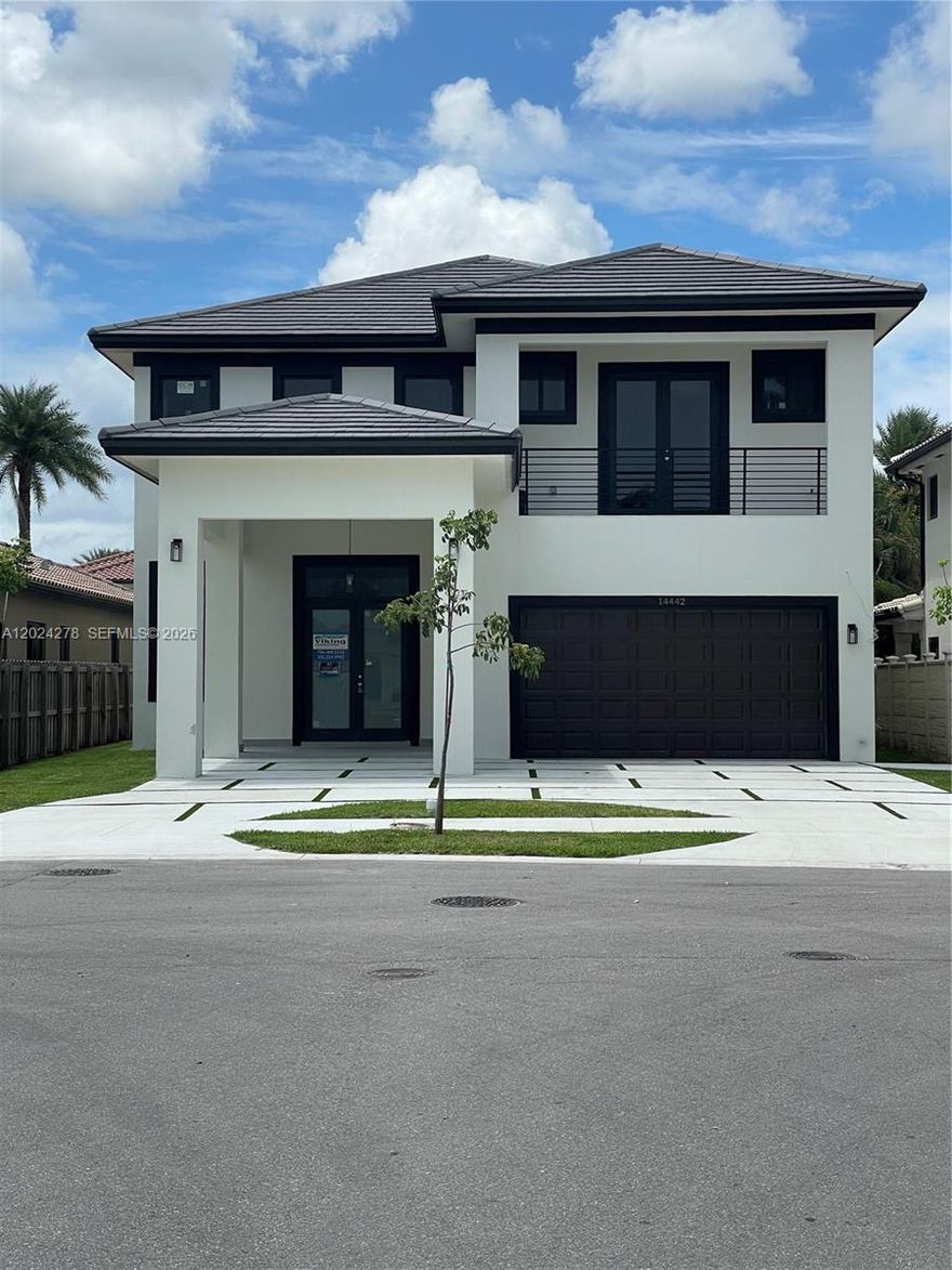 Brand New Construction home. Extremely well built. ***OPEN HOUSE*** June 6! 1-4pm only. Mark your calendars 

1.) water heater industrial

      2 heaters- one in garage and in master

2.) tile garage

3.) electric garage

4.) 2nd floor concrete not wood (built like a commercial property)

5.) whole foundation was compacted and done with lime rock used steam roller- stander is sand. All houses around will crack the tile will break but this one is sound (engineering letter to prove)

6.) AC equipment in the back and underground pipes to allow access

7.) pool can be done

8.) backyard terraza tiled

9.) extended pantry with light (in a u shape)

10.) AC linear defuser (modern AC vents)

11.) Laundry upstairs with a sink 

12.) Extra tiles and roof tiles

13.) hose bib on both balconies

14.) clay roof tiles- heat resistant and won’t catch mold 

15.) hot mop twice like a flat roof to seal better

16.) tubes to soak

17.) floating cabinets easier cleaning under

18.) 2 AC unit