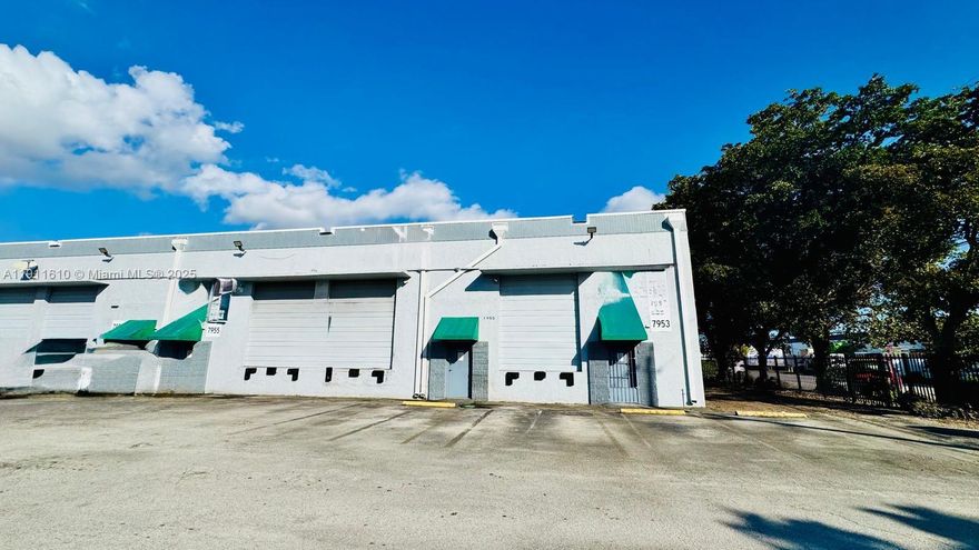 Turnkey industrial warehouse unit in a prime Doral location, encompassing the full property at 7953–7955 NW 64th Street and offering 5,760 SF of fully conditioned warehouse space with finished offices, industrial racks, LED lighting, climate control, secure access, and a dedicated loading area. Ideal for small to medium-sized businesses seeking a ready-to-operate facility for warehouse, distribution, or light industrial use.
