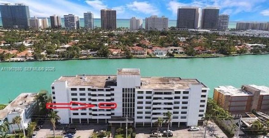 Best on Islands !!! Boutique building at Bay Harbor Island.Huge 1000 sqft 1 bed 11/2 bath, many closets, 1 garage signed plus guest parking, storage. Is a prestigious place to live, with great schools, close to the Beach and places of worship. Walk to the internationally famous Bal Harbor Mall and enjoy peaceful weekends seeing boats go by from the waterfront pool. HOA INCLUDES ELETRICITY, WIFI, CBLE TV,WATER AND RESERVE . BEST choice and health building in city!
