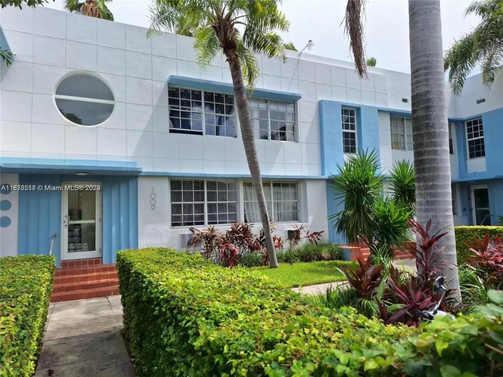 Spacious unfurnished Junior 1 bedroom and 1 bathroom Art Deco condo located in the heart of South Beach. This first floor residence features stainless appliances, wood floors, updated kitchen/bathroom and a charming view of the entry garden. Building is located on the beautiful tree-lined street of Meridian Avenue, right in the heart of SOBE. Conveniently located directly across from Flamingo Park, a few minutes’ walk to the world-famous Lincoln Road, the sands of Miami Beach, shopping and fine dining. Street parking readily available with a Zone-2 Parking pass. Small pets allowed with Association approval. Available now. Easy to view!
