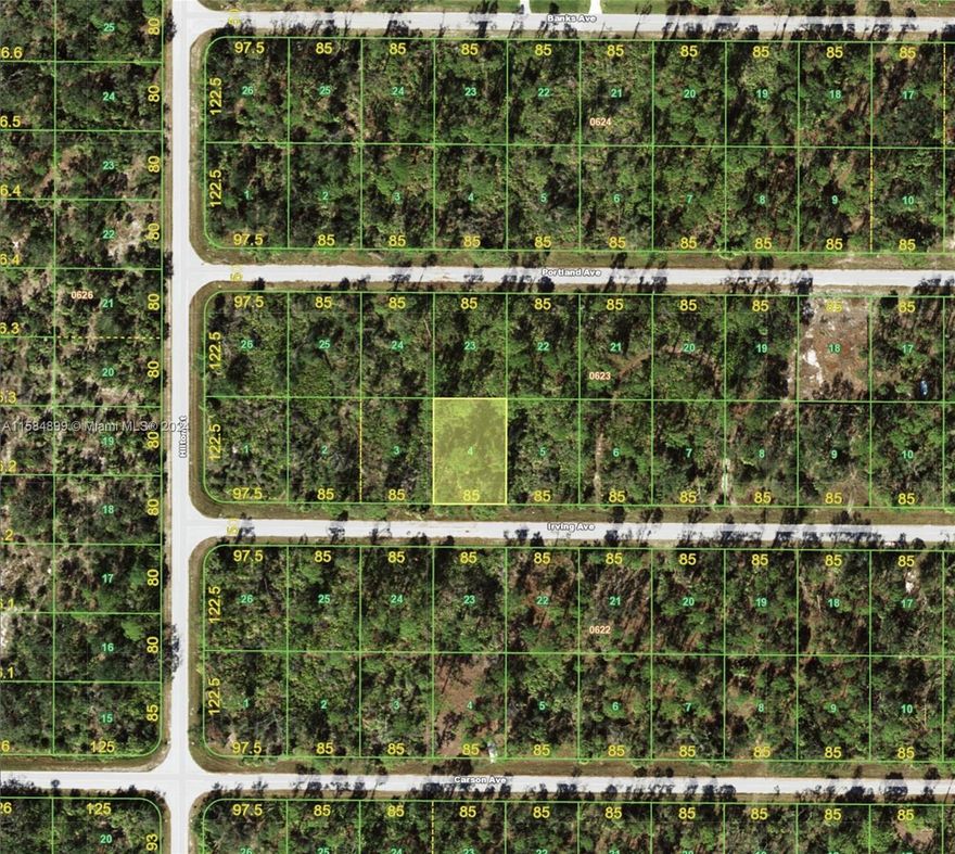 Explore the opportunity to build your dream home on a beautiful lot in the sought-after community of Port Charlotte. This property offers a natural setting that awaits transformation into a bespoke single-family home. Nestled in a tranquil area, it is perfect for those seeking a blend of privacy and accessibility. The lot is surrounded by the charm of Florida's nature and is conveniently close to shopping, dining, and entertainment options. For outdoor enthusiasts, the proximity to stunning Gulf beaches, excellent fishing, and boating opportunities make it an enviable location. This is an excellent choice for anyone looking to enjoy the peaceful yet connected lifestyle of Port Charlotte.