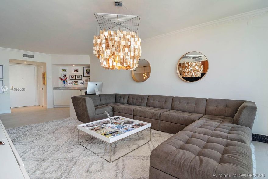 UNOBSTRUCTED INTRACOASTAL AND OCEAN VIEWS FROM ALL ROOMS. BEAUTIFUL AND TOTALLY REDONE 1 BR/1 1/2 BATH APT, BRAND NEW EVERYTHING, FLOORS, CEILINGS, BATHROOMS, GORGEOUS KITCHEN, WHITE CABINETS, GRANITE COUNTER TOPS, STAINLESS STEEL APPLIANCES. LIVE IN AMAZING APARTMENT IN PRESTIGIOUS WILLIAMS ISLAND WITH FULL AMENITIES ON SITE.LIVE IN PRESTIGOUS WILLIAMS ISLAND WITH FULL AMENITIES: 16 TENNIS COURTS, 3 RESTAURANTS, STATE OF THE ART SPA, MARINA, WALK/JOG PATH, KIDS PLAYGROUND, COURTESY BUS, WALK TO HOUSES OF WORSHIP AND SO MUCH MORE....