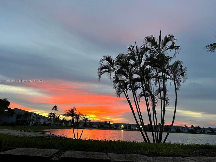 Waterfront first floor condo in as peaceful a setting as you can find in a gated neighborhood with security.
Gorgeous view with incredible sunsets. Private screened in patio overlooking the water. Separate Storage closet 
Tiled and wood floors, no carpet anywhere. Excellent appliances. Washer and dryer. Split floor plan for maximum privacy. Huge master bedroom with walk in closet