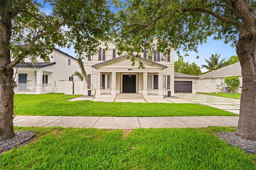Gorgeous and updated, 4 bed and 3 bath.  The remodeled kitchen features modern appliances, sleek countertops, and custom cabinetry, perfect for cooking and entertaining. NO HOA!!! Same day approval. New Roof. Rent includes Internet and landscaping maintenance. Accordion shutters. Ample driveway area. The spacious layout includes bright and modern upgrades throughout. The patio with a pergola is ideal for relaxation or gathering. Great location, minutes from major expressway, shopping malls. Easy to show. Call Sarai Granda.