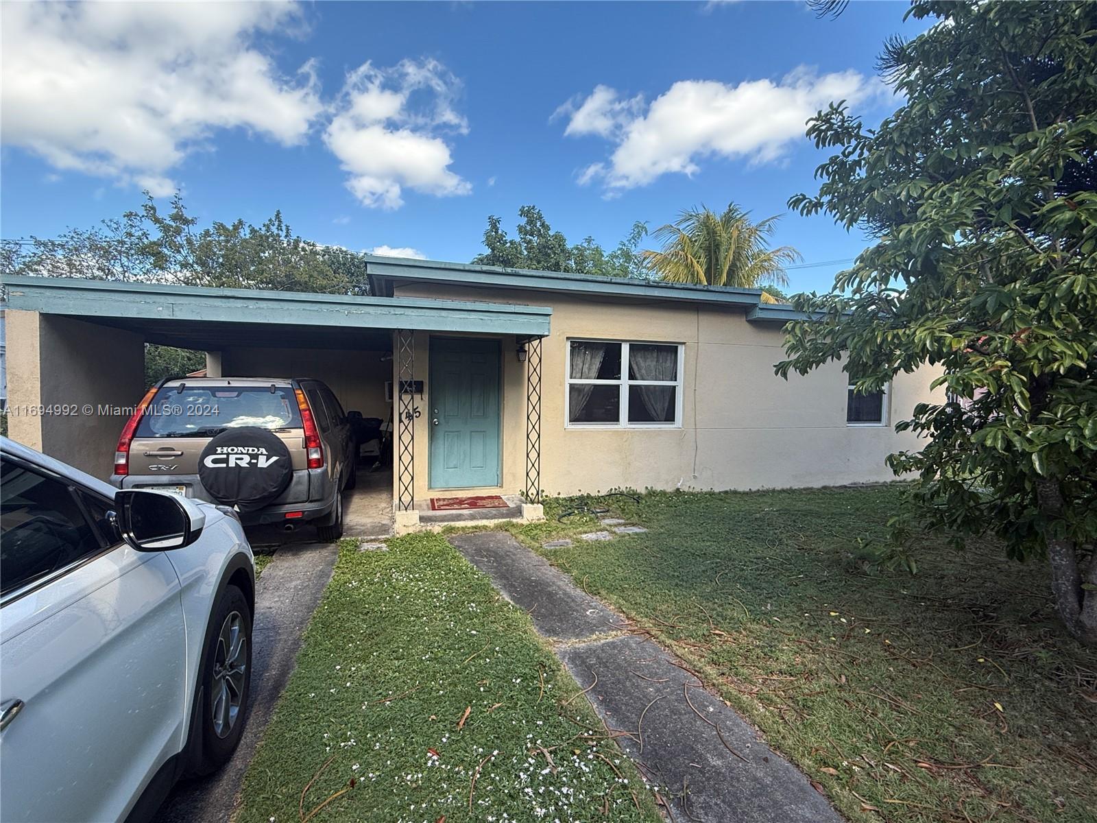 Property for Sale at 145 Nw 119th St, North Miami, Miami-Dade County, Florida - Bedrooms: 2 
Bathrooms: 1  - $399,500