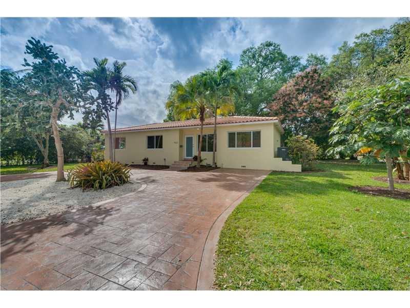 Beautifully remodeled property in sought after Biscayne Park. Private master suite,walk in closets, and patio. Chef's kitchen with top end appliances, large outdoor patio off kitchen for indoor/outdoor dining,and LED lighting. Sophisticated porcelain an d wood floors throughout. New impact windows and doors, new high efficiency a/c. Property is abundant w/ citrus, avocado, banana, and fig trees. Room for pool. Easy to show. Sq. Ft per seller.