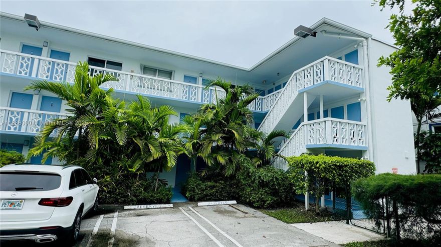 Welcome to the Golden Key Condominium in the heart of Bay Harbor Islands. A rare chance to get a great deal and completely renovate this 1 bed 1 bath w/ open floor plan. Approximately 65 additional square feet from enclosed balcony with windows and air conditioning, not included in the 810 sf. On site laundry , Pool, 1 assigned parking space, 1 large storage unit, can lease right away yearly for 1 year leases, max 2 people per unit, no pets. Close to the Prestigious Bal Harbor Shops, cafes & restaurants on Kane Concourse, Easy access to A1A and beach. A+ K-8 school located within walking distance; rated one of the safest cities in Florida year after year. 40 year certification in process, no special assessments being discussed or in place. All ages welcome. 2025 Budget has 10% + reserves.