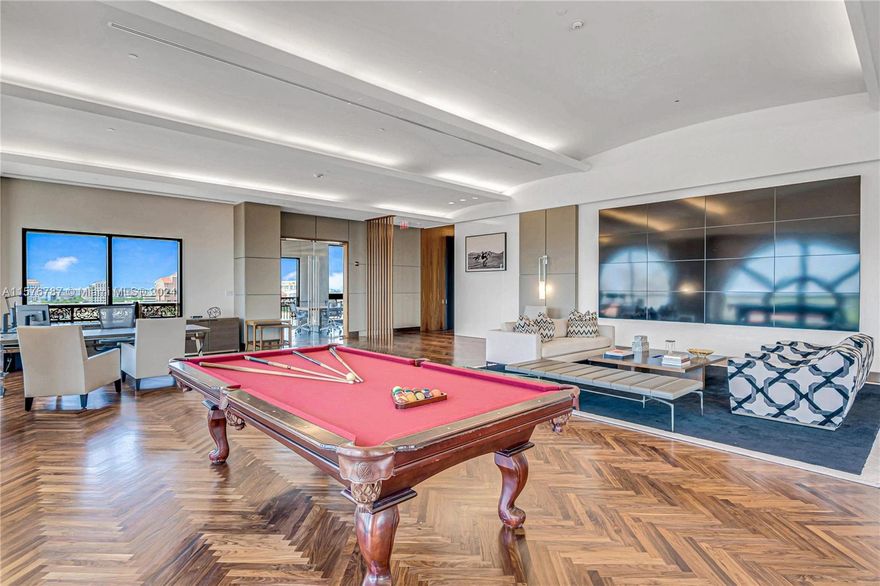 OFFICE & LUXURY AT IT’S FINEST! Empower your family office, law firm, accounting firm, architect’s headquarters & business w/ Penthouse 2’s fully furnished offices in the heart of Coral Gables business district. The sunlight Penthouse encompass 10,000+ SQFT of pure luxury & privacy where you will experience a workplace that feels like a home!  East side has 17 private offices, main conf rm, 2 large bullpens, 4 bathrms, a full kitchen & dining rm, mail room, package receiving room & IT secure rm.  W/ arched windows throughout & 360 degree views of Miami. The west wing holds the private & fully secured executive offices w/ an addit'l 3 LG offices, 2 private conference rooms, 2 baths, 2nd full kitchen & private sitting area. Minutes from Miami and FLL airports, highways,dining, shops & more!