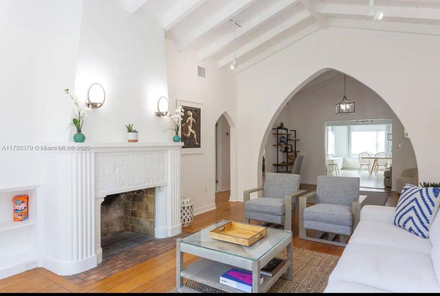 Very nice pool home in a great private area of Shore Crest. House has charming features with an open layout with high ceilings. Main House has 3-bedroom 2-bath. Large spacious kitchen. There is a detached structure which is a one bedroom one bath that can be used as a In-laws quarters, Office, cabana, etc. Backyard is fenced with some artificial turf and large pool. Area is great for Entertaiment. Home is in a great location close to shopping, Restaurants, Beach, Wynwood, Downtown Maimi. Equal Housing Opportunity.