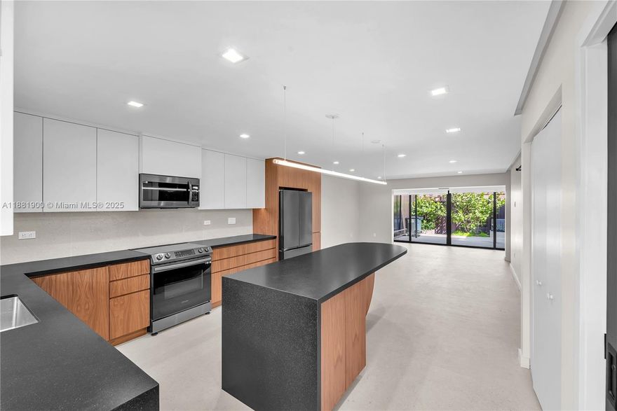 Fully renovated and essentially brand new, this stunning 2-beds + office, 2.5 baths townhome features top-to-bottom upgrades—from high-end kitchen appliances and sleek modern flooring to designer finishes throughout. Enjoy two large private balconies and a spacious terrace, perfect for BBQs & outdoor living. Upstairs, you'll find two generous suites w/ custom closet build-outs, including a master bedroom that opens to its own private balcony. Additional features include a washer/dryer, tankless water heater, and one private parking space. Ideally located near Whole Foods, top-rated restaurants, parks and schools. Just a 5-minute drive to Bal Harbour Shops and the beach, this townhome is perfect for the discerning tenant seeking style, comfort, and convenience. Available NOW!