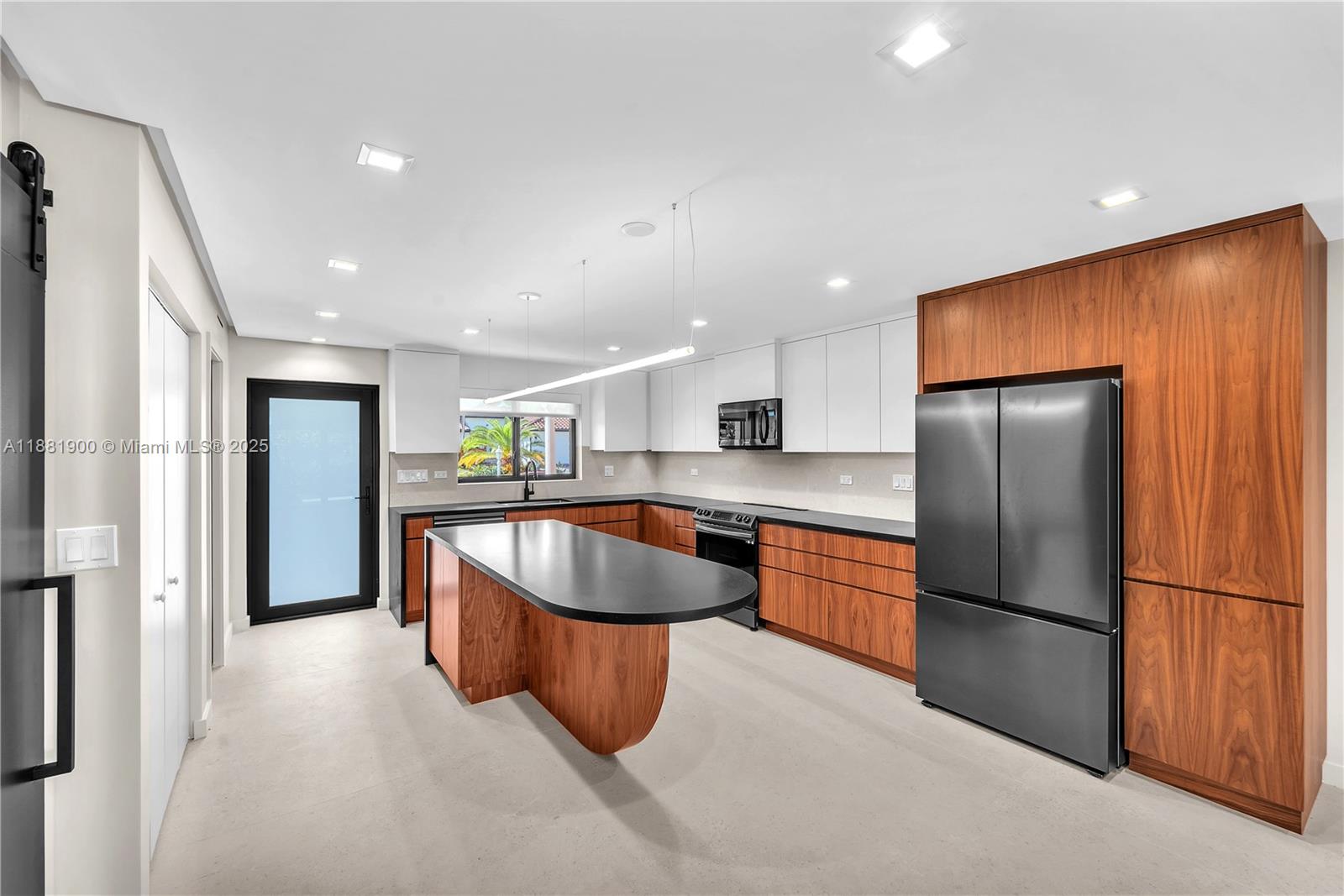 Fully renovated and essentially brand new, this stunning 2-beds + office, 2.5 baths townhome features top-to-bottom upgrades—from high-end kitchen appliances and sleek modern flooring to designer finishes throughout. Enjoy two large private balconies and a spacious terrace, perfect for BBQs & outdoor living. Upstairs, you'll find two generous suites w/ custom closet build-outs, including a master bedroom that opens to its own private balcony. Additional features include a washer/dryer, tankless water heater, and one private parking space. Ideally located near Whole Foods, top-rated restaurants, parks and schools. Just a 5-minute drive to Bal Harbour Shops and the beach, this townhome is perfect for the discerning tenant seeking style, comfort, and convenience. Available NOW!