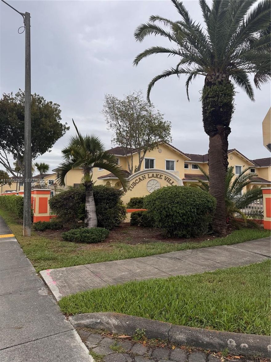 Beautiful 2-Bedroom,2.5-bath townhouse located in the desirable Miami Lakes area. This well- maintained home features a spacious layout , comfortable living and dining areas , and a private patio perfect for relaxing or entertaining . Washer and dryer inside the unit , conveniently includes two assigned parking spaces right in front of the property. Move -in ready with only FIRST MONTH AND ONE SECURITY DEPOSIT required. Don't miss this great opportunity !!