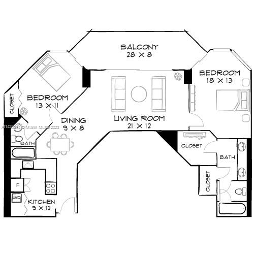 AVAILABLE 08/08. Photos may be from another floor, but are the same line. All units have been renovated and upgraded with modern high-end finishes. Floor plans are very large, and balconies at 8’ deep. Modern amenities include waterfront pool deck with adjoining tropical garden lounges, yoga deck and putting green, plus a modern fitness club overlooking the pool deck and bay, and a pickle ball and tennis court. Move-in 1st month + $1K deposit. Parking $95/m. *FAST APPROVAL! (NOTE: Rental rates are subject to change depending on move-in date and lease term. Advertised rate is best rate and maybe on leases longer than 12 months. Proof of income greater than 3x 1 month's rent is required and minimum credit score of 620 or higher in order to be approved).