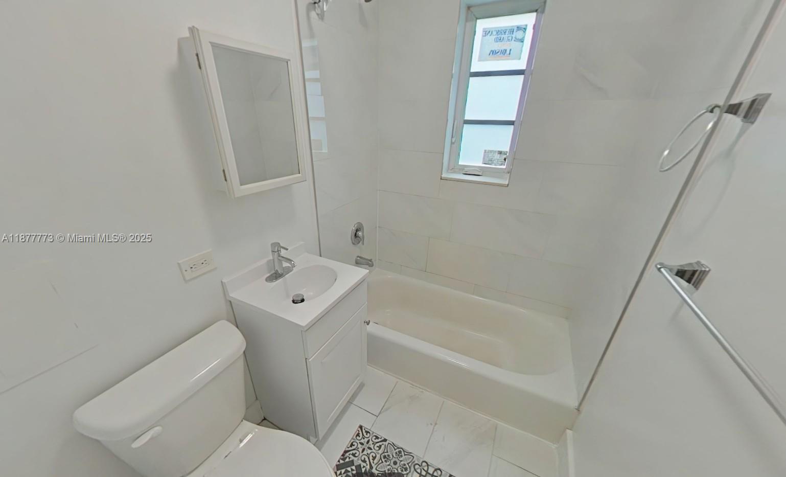 This property features unique architecture by L. Murray Dixon, one of the most prolific architects practicing in Miami Beach in the late 30’s and early 40’s.
This large studio is on the first floor and is a corner unit with a fully-renovated kitchen and bathroom, providing contemporary finishes while maintaining the timeless Art Deco aesthetic. The living room is open with high ceilings. With upgraded flooring throughout, this light-filled home offers a perfect blend of classic style and modern convenience.
This apartment has washer and dryer in unit. Water and trash included in the rent, gated controlled access entry into the property with residential street parking available in the area. The property is pet friendly with weight limits and additional fees.