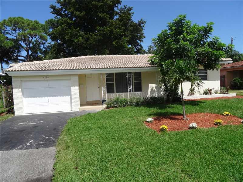 NEWLY RENOVATED ,SPACIOUS 2 BEDROOM* WOOD FLOORS THROUGHOUT AND EXTENDED GARAGE WITH HUGE SEPARATE LAUNDRY AND STORAGE ROOM* BEAUTIFUL BATHROOMS WITH MARBLE SHOWERS AND SLATE /TILE FLOORS* NEW KITCHEN CABINETS, GRANITE COUNTERS AND NEW APPLIANCES* NICELY LANDSCAPED FENCED IN YARD WITH LARGE SCREENED PORCH! IMMEDIATE MOVE IN! PETS WELCOME!SCHOOLS: OAKLAND PARK, RICKARDS, NORTHEAST.