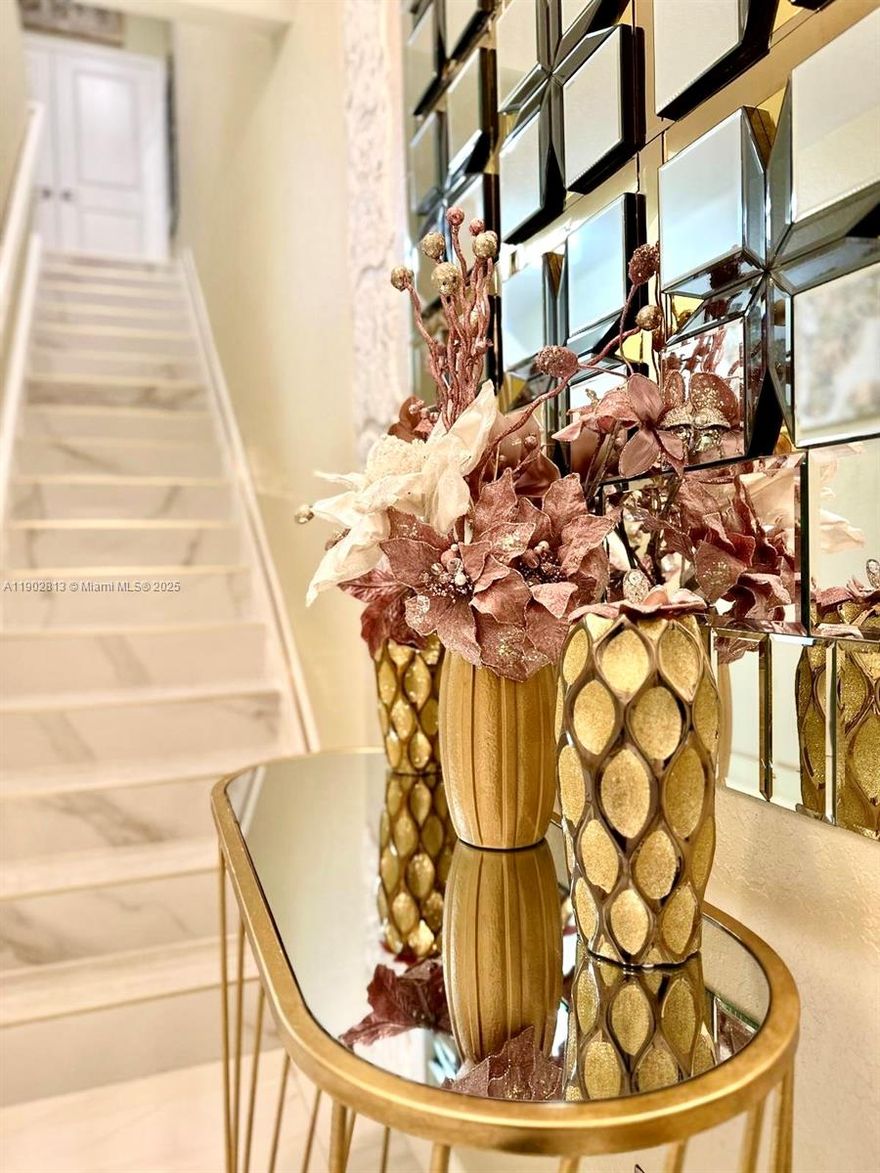 Beautiful townhome in Regal Palm Square featuring 3 bedrooms and 2.5 bathrooms. This home offers a modern touch with new tile flooring throughout, including the stairs and second floor. Enjoy a new full-size washer and dryer conveniently located upstairs. The master bedroom is on the second floor and includes custom closets. Additional features include renovated bathrooms, a covered patio perfect for entertaining, a 1-car garage, and partial furnishings for added convenience. Move-in ready and located in a desirable community close to shops, schools, and major highways.