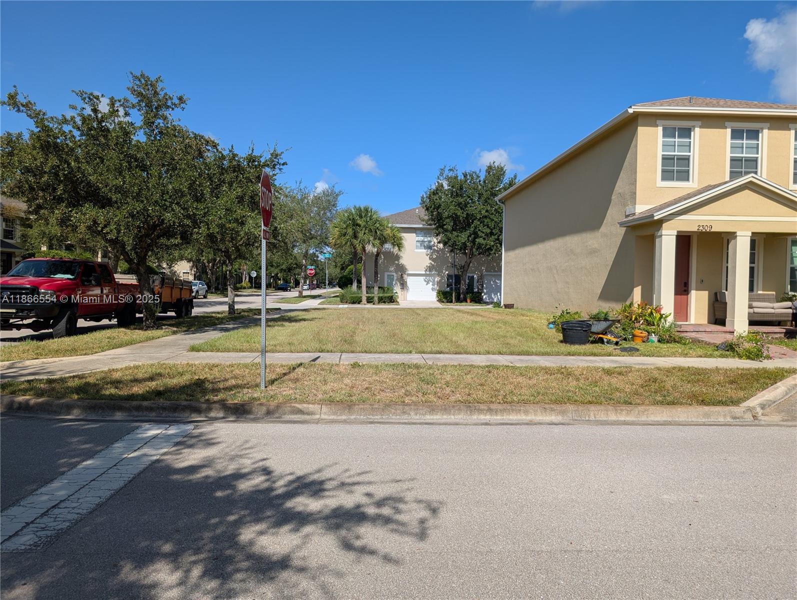 On a residential street of neat townhomes in Port St. Lucie, FL, you’ll see a cleared, level residential corner lot for sale. It’s one of the last few available lots left in the area. Less than a 15 min drive from Jensen Beach, you’ll have local beaches, rivers, and islands to explore. Of course, there’s real life to attend to, but that shouldn’t be hard with local hospitals, Religious institutions, and stores in a close distance. And when you get sick of paradise? You’ll have highway 1 and Interstate 95 nearby to carry you off into the sunset. This property is within the East Lake Village PUD and zoned for residences. There’s approximately 37 feet of road frontage off SE Tavares Dr and 75 feet off SE Korona Dr. It's not in a flood hazard area.