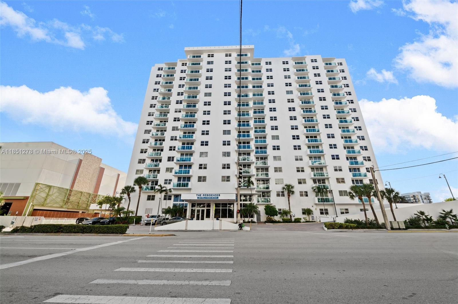 Beautiful unit located in the sought-after Residences Hollywood Condominium! Enjoy top-tier amenities including two pools, two saunas, two fitness centers, and a relaxing hot tub. Enjoy the convenience of having everything right outside your door, plus the security of impact windows and biometric entry for peace of mind. The building is perfectly positioned next to Publix supermarket. A opportunity to live in comfort, luxury, and unbeatable proximity to resort-style features in the heart of Hollywood.