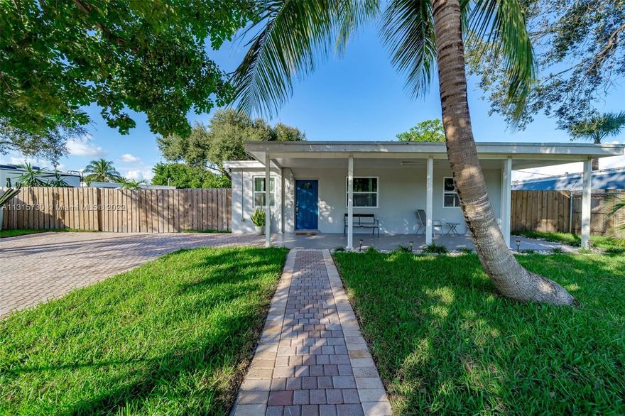 COME VIEW THIS TASTEFULLY REMODELED 3 BEDROOM, 1 BATH HOME IN THE GREAT LOCATION OF POMPANO BEACH HIGHLANDS, A VERY YOUNG COMMUNITY, THIS WONDERFULLY UPDATED HOME HAS A LARGE DRIVEWAY, BEAUTIFULLY MAINTAINED FRONT PORCH W/ A FRESHLY SODDED FRONT YARD, THIS KITCHEN HAS BEEN UPDATED W/ STAINLESS STEEL APPLIANCES AND A VERY MODERN COLOR SCHEME, NICE FLOORING THROUGHOUT, BRAND NEW SHOWER, WATER HEATER, WASHER & DRYER, PLUS A 3-YEAR-OLD ROOF, HUGE BACK PATIO THAT LEADS TO A VERY LARGE FENCED IN BACKYARD WITH ROOM FOR A POOL OR ADD-ONS, THIS LOCATION PUTS YOU CLOSE TO EVERYTHING IN POMPANO BEACH, SELLER IS MOTIVATED, BRING ALL OFFERS QUICK, AS THIS ONE WONT LAST!!!