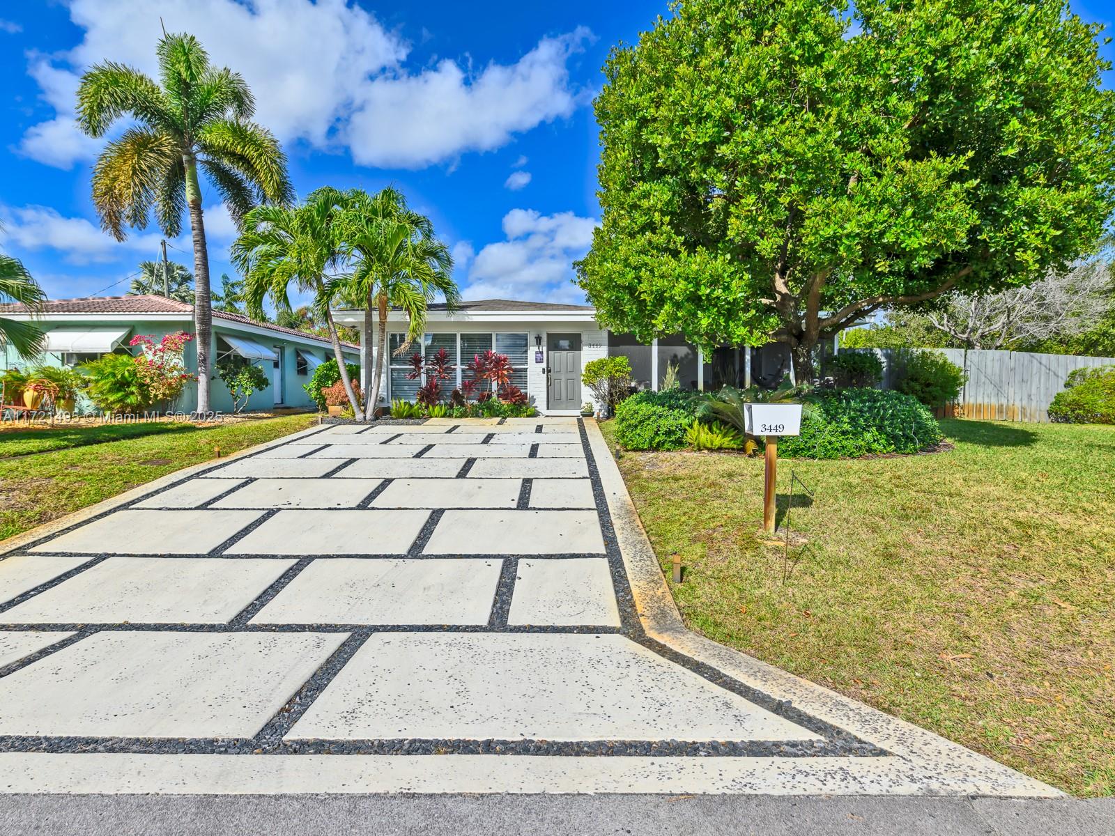 Discover your dream home in the highly sought-after East Oakland Park neighborhood! This spacious 3-beds, 3-baths single-family gem is filled with natural light and offers an inviting open floor plan with a split-bedroom design. The main suite boasts a walk-in closet with lots of windows, while the updated kitchen features granite counters, s/s appliances and gas stove. All bedrooms with ensuite baths.
Features include a dedicated laundry room with extra storage, tile flooring throughout, and the peace of mind provided by impact windows, a 2014 roof, and a tankless gas water heater. Outdoors, the 2018 privacy fence surrounds a huge corner lot with plenty of space for a pool, gardening, or entertaining.
Located just 2 miles from the beach and close to shops, restaurants, and the airport.