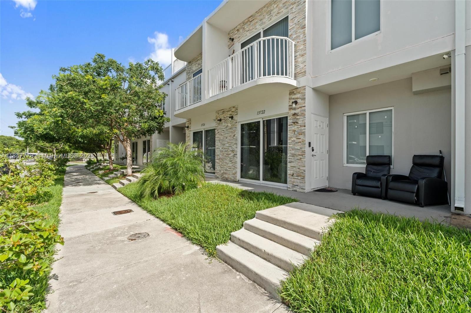 TAKE A LOOK OF THIS MODERN ALMOST BRAND NEW TOWNHOUSE IN VITTORIA GARDENS CLOSE TO US 1 AND TURNPIKE SO EVERYTHING ELSE WILL BE CLOSE FOR YOU. THIS JEWEL FEATURING 4 BEDS(2 ARE MASTER BEDROOMS), 3.5 BATHS AND 2 PARKING SPACES. SKYVIEW MODELS SHOWCASE ONE BALCONY, 2 ROOFTOP ENTERTAINMENT TERRACES W/ BEAUTIFUL VIEWS COVER AT ALL, BUILT W/ BEAUTY AND FUNCIONALITY IN MIND,THIS UNIT OFFERS DESIRABLE FINISHES WHERE EVERY HOME IS DELIVERED W/PORCELAIN FLOORS,A CONTEMPORARY KITCHEN W/STAINLESS STEEL APPLIANCES,QUARTZ COUNTERTOPS,DOUBLE SINKS. WOOD CABINETS, CEILING LIGHTS. FOR LUMINOSITY, HIGH IMPACT EXTERIOR WINDOWS AND DOORS ARE OFFERED,FRONT LOAD WASHER/DRYER AND ENERGY SAVING TANKLESS WATER HEATER,SMALL FENCED YARD,ONE OF THE MASTER BEDROOMS IS ON THE FIRST FLOOR.