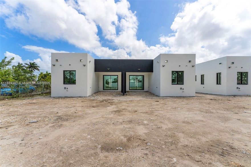 DON'T MISS OUT ON ALL THESE BRAND-NEW MODERN ONE STORY 3BED 2BATH TWIN HOMES, ALL WITH VERY SPACIOUS YARDS. THIS PROPERTY FEATURES PORCELAIN FLOORS THROUGHOUT THE ENTIRE HOME, SPACIOUS LIVING AREAS, LARGE BEDROOMS, IMPACT WINDOWS AND DOORS, HIGH CIELINGS, 8FT SOLID WOOD DOORS, CONCRETE SQUARE DRIVEWAY, NO CDD, NO HOA. PLEASE CALL LISTING AGENTS FOR MORE DETAILS ON ALL DIFFERENT TWIN HOMES. HURRY THESE WILL NOT LAST!!