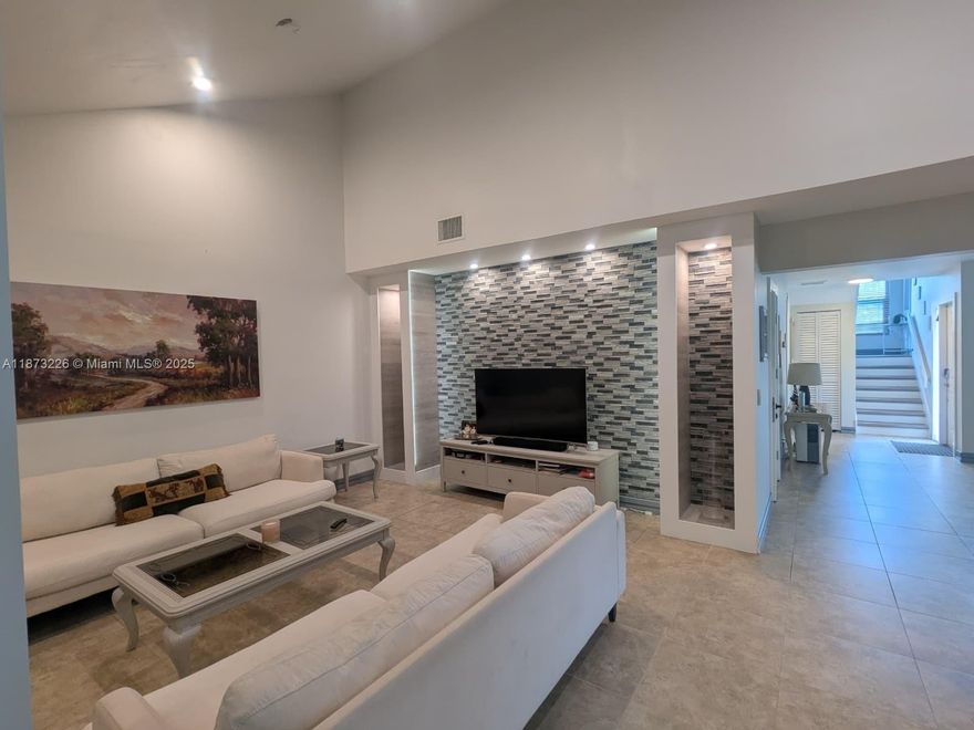 Beautifully remodeled corner townhouse in sought after Boca Raton neighborhood. Vaulted ceilings and extra storage space. Ceiling fans in all rooms. Laundry room. Great school district. Garde gated community with pool and club house. No rental restrictions. New roof 2017. Close to shopping and hwy. 

Call listing agent for showings.