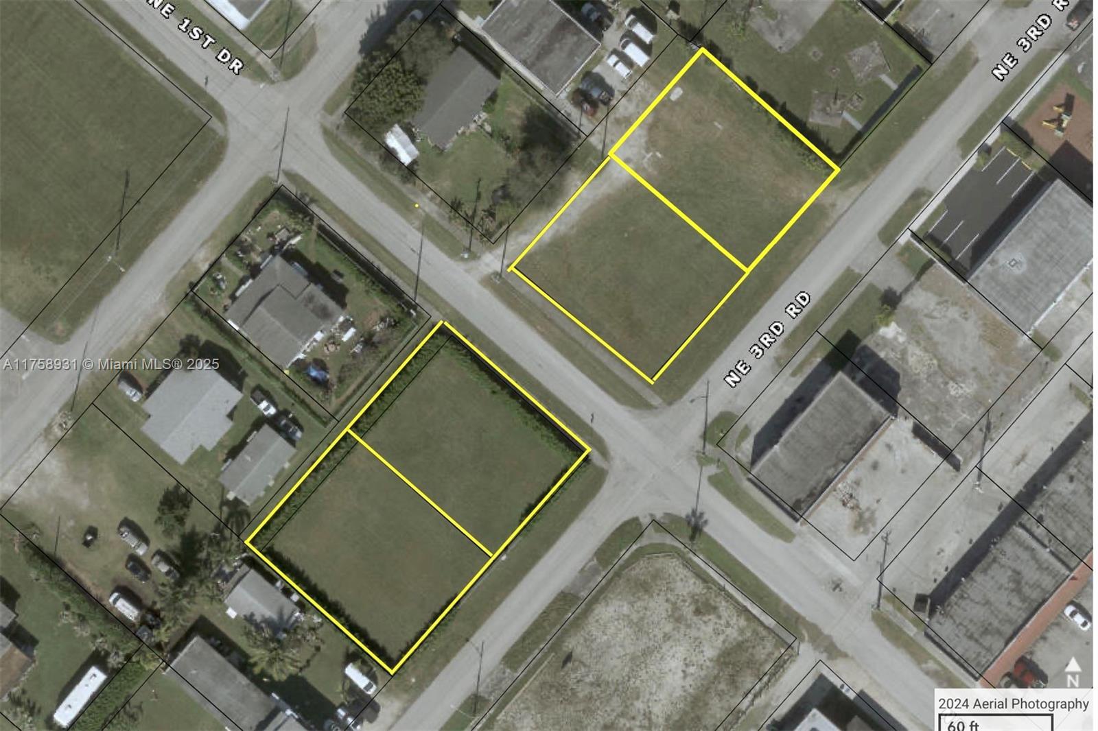 Owner Financing Available! Package Deal! Prime 30,000 Sqft Vacant Lot(s) – Endless Possibilities! Seize this incredible opportunity to own a 30,000 square foot vacant lot(s), conveniently located off US1, with limitless potential! Nestled in a versatile area where neighboring properties range from residential to commercial, this lot offers a blank canvas for your vision—whether you’re looking to build a custom home, develop a multi-unit property, or establish a thriving business. Don’t miss out on this unique investment opportunity—contact us today for more details! 4 separate lots with 4 separate folio numbers.