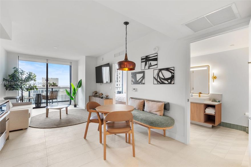 Welcome to Gale Residences formally known as Natiivo, where modern living meets unmatched flexibility. As the first building designed, built, and licensed specifically for homesharing. This brand-new building redefines what it means to own a home. Enjoy flexible ownership privileges that allow you to live in your residence year-round or list it on any home-sharing platform without restrictions. Designed by the internationally acclaimed Arquitectonica, each fully furnished and equipped residence offers the luxurious services and amenities of a hotel. Amenities include valet parking, pool, restaurants, bars, a lounge, meeting and event rooms, fitness center, a yoga lounge, a playroom, steam room, a sauna, and a game room.