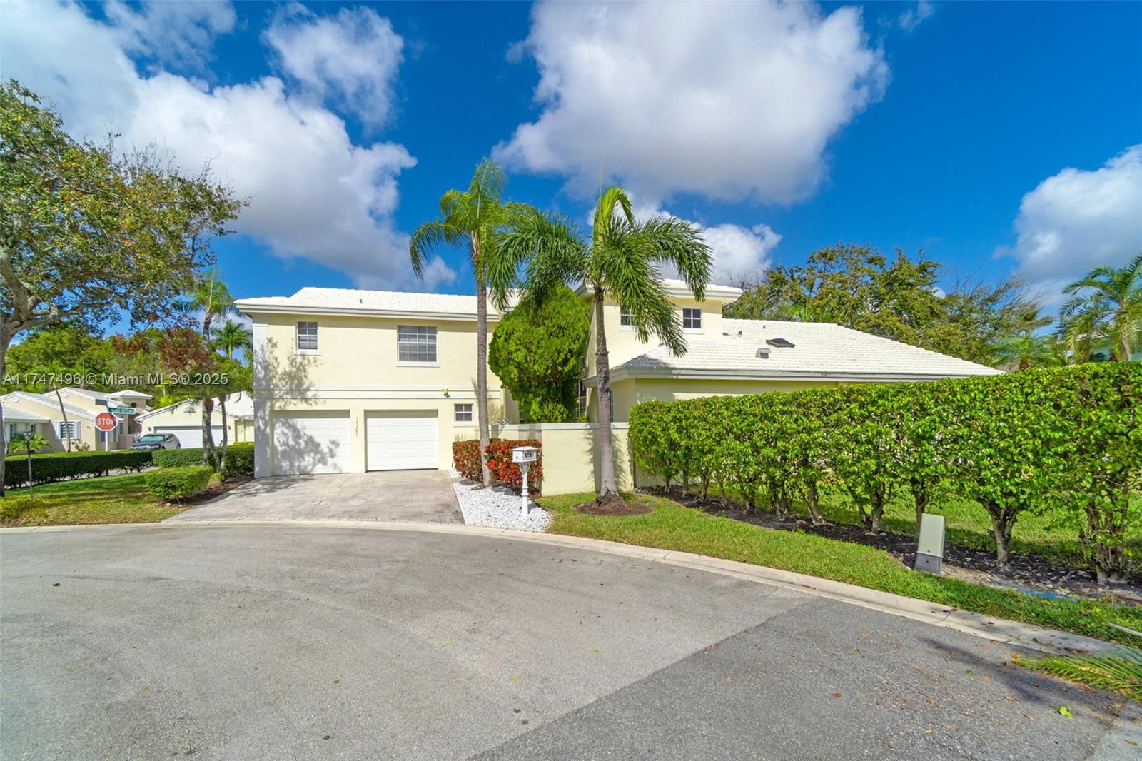 Discover this stunning 2-story home in the prestigious Grand Palms, a 24/7 gated community. This impeccably maintained residence boasts a bright, open floor plan with vaulted ceilings, recessed lighting, and oversized windows that flood the space with natural light. modern kitchen with sleek stainless-steel appliances and granite countertops. The spacious primary suite features a walk-in closet and an ensuite with dual sinks, a Step outside to a fenced backyard perfect for outdoor living. Additional perks include a 2-car garage, and HOA coverage for lawn care, cable, ADT security, and more. Conveniently located near shopping, dining & I-75. A must-see!