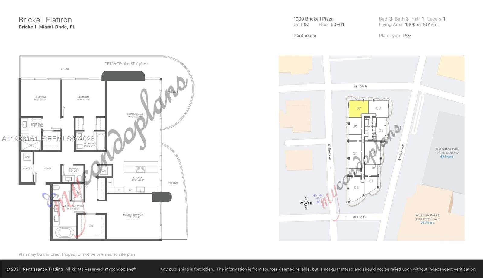 BRICKELL FLATIRON CONDO - Residential Lease