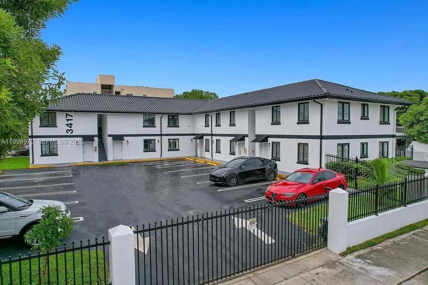 Updated and modern studio unit located in a beautifully remodeled 13-unit apartment complex in central Miami location. The freshly painted unit features newer appliances, renovated kitchen, impact windows & doors, and modern flooring that give the unit a clean and sleek feel. The property features electric gate entry for extra security and convenience. Each unit has its own designated parking spot. There is a common laundry room w/ 4 washers and 4 dryers – this is included with the rent! Located in the heart of Miami, this unit provides easy access to highways, the airport, and Miami hotspots like Jackson Hospital & the Health District, Wynwood, Downtown, Design District, and Little Havana.