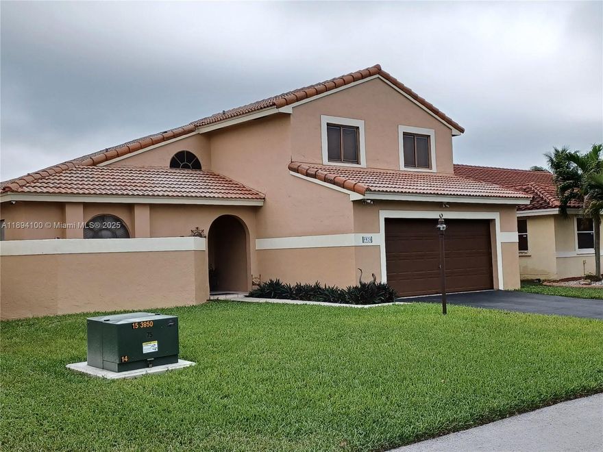 HOME FOR SALE IN WEST DAVIE, FL.
Large, spacious, 2 story, 4 bedroom 2 1/2 bath pool home in desirable Hawkes Bluff, in West Davie, FL. Home built in 1989 of CBS and concrete construction. Features include: large, private, 1st floor master bedroom and bathroom with his and hers vanities and walk-in closets. Separate formal living room, dining room and family room with a full size eat-in kitchen bar. There is a guest half bath on the 1st floor. The second floor has 3 full size bedrooms and one full bathroom with tub/shower. Lots of closet space in all rooms. Outdoors is a 15x30 freeform pool and huge concrete patio that connects into the 8x28  covered lanai. Plenty of private space for your patio furniture, grills and fun!
***MOTIVATED SELLERS PRICE REDUCED***