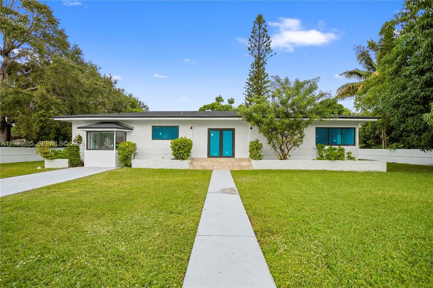 COMPLETELY RENOVATED 3-BED, 3 1/2 BATH POOL HOME ON A RARE 18,000-SF LOT IN THE HEART OF NORTH MIAMI. THIS MOVE-IN-READY RESIDENCE FEATURES A BRAND-NEW ROOF, HVAC, IMPACT WINDOWS, NEW FLOORING THROUGHOUT, AND A STUNNING MODERN KITCHEN WITH UPDATED CABINETRY AND FINISHES. ALL BATHROOMS HAVE BEEN FULLY REMODELED WITH CONTEMPORARY DESIGN AND QUALITY MATERIALS.
