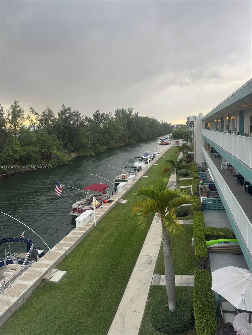 Welcome to this updated 2 bedroom, 1 bath, in the sought after Eastern Shores neighborhood. Featuring direct intracoastal views, the unit provides a peaceful waterfront setting. offered fully furnished with new appliances,  this residence is move in ready and conveniently located near Sunny Isles Beach, as well as shopping and dining, private balcony, washer dryer in unit