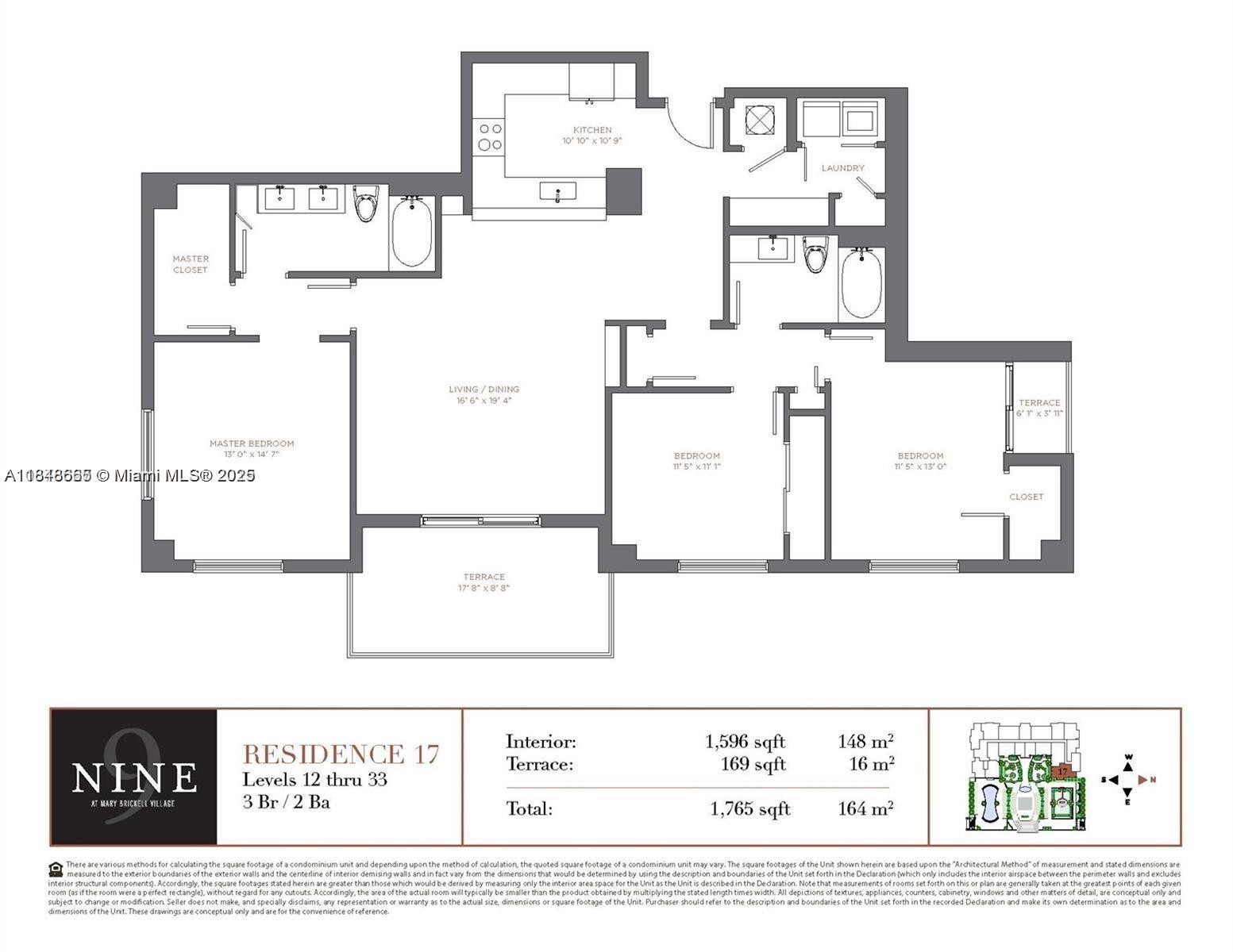 NINE AT MARY BRICKELL VIL - Residential Lease