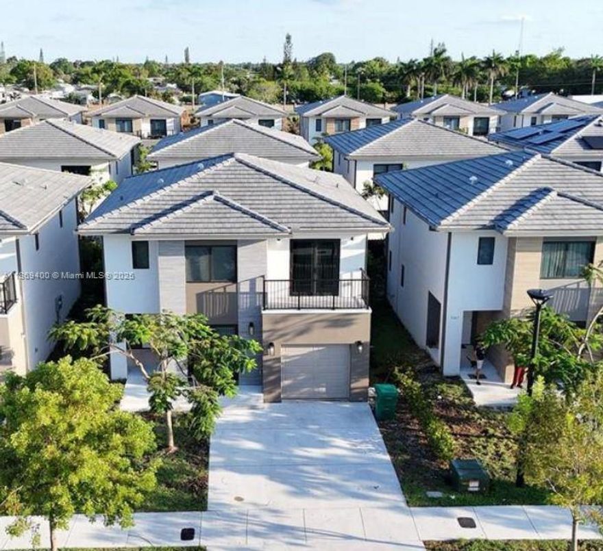 Welcome to this stunning new construction home, a pure concrete residence built with advanced X PLAST construction technology for superior durability and energy efficiency. This move-in ready property offers 5 spacious bedrooms and 4 bathrooms, featuring an open concept design, upgraded flooring throughout, and a modern kitchen with premium finishes. The master suite includes a walk-in closet, and the home is complete with impact windows and doors, as well as a private garage for added convenience. Designed with both style and functionality in mind, this home is perfect for families or anyone seeking space, comfort, and value. To make this opportunity even more attractive, the seller is offering closing cost assistance along with incentives to help buyers reduce their interest rate.