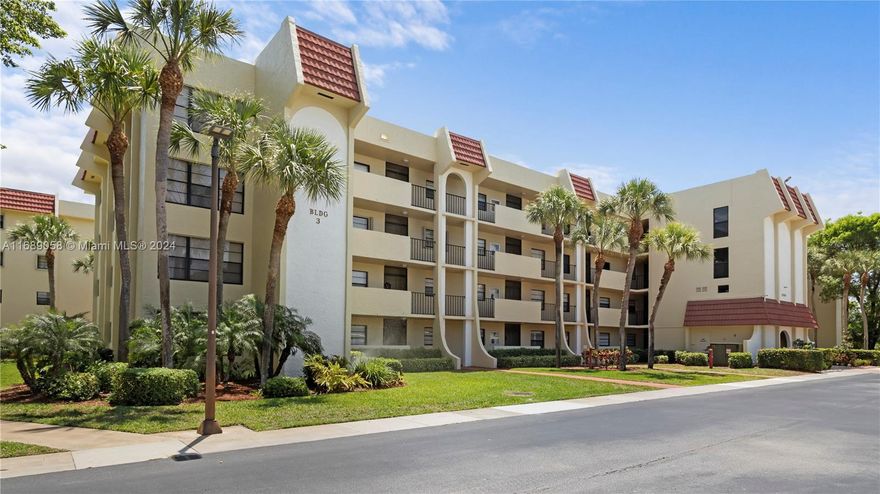 Beautiful and fully renovated 2beds 2 baths condo located at Community Pines at Boca Barwood. This is the largest and brightest corner unit on the building. This gorgeous unit has been meticulously upgraded, featuring new kitchen with granite countertops, new white custom cabinets, new vinyl flooring throughout the entire unit, new master bathroom with marble tile and glass-divided shower and much more. Enclosed balcony with full size washer and dryer and extra storage facing a very well-maintained garden and pool area. This unit is ready to move in and is an absolute MUST SEE!