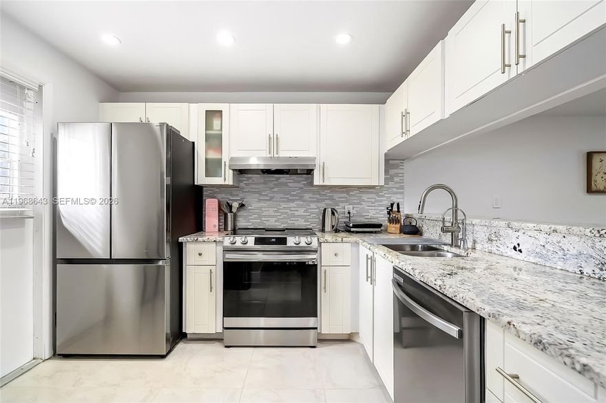 Best offer for a 2 bedroom sky townhouse in Eastern Shores.
This unit is meticulously upgraded and move-in ready. Featuring impact windows and doors, updated bathrooms, and new kitchen appliances, every detail has been thoughtfully improved.
Enjoy low HOA fees in the gated area of Eastern Shores, offering privacy and security in one of the most desirable waterfront communities.
A rare opportunity to own a beautifully upgraded two bedroom, two level condo in Eastern Shores.