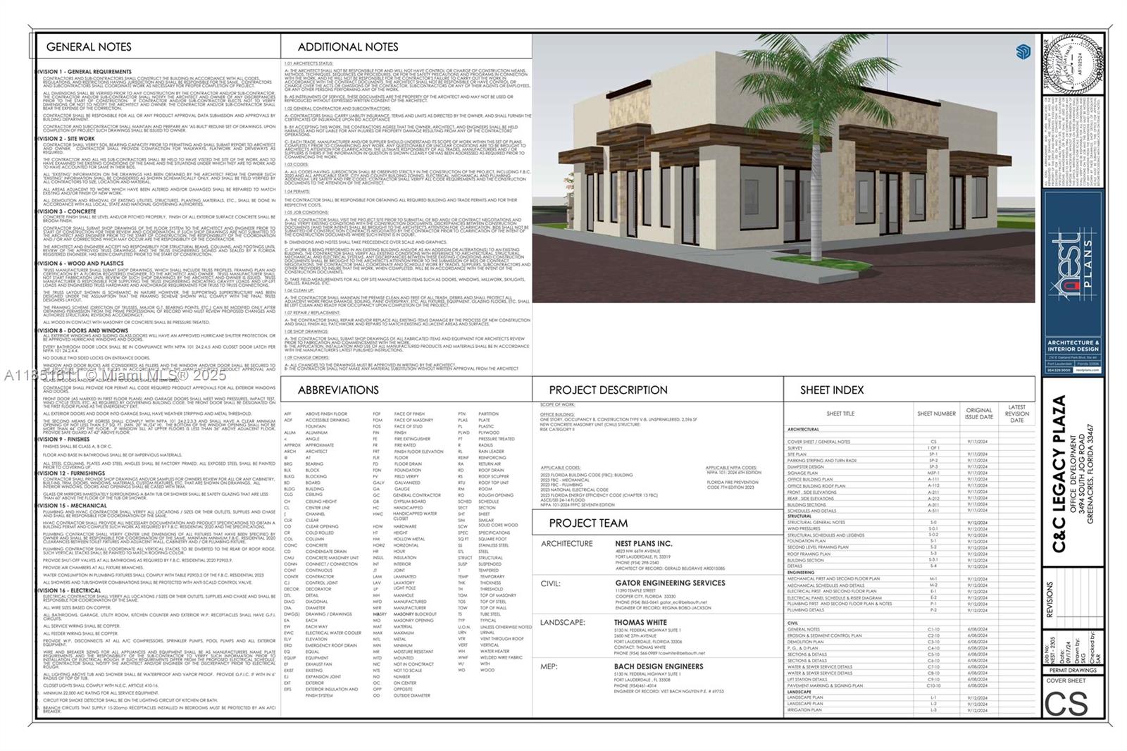 Shovel Ready Development Site prime of an owner-user to have his/her professional office occupying 2,598 SF right on Jog Road and three 1,932 SF Townhouses in the rear with 20 Parking Spaces OR CUSTOM BUILD YOUR OWN 10,000 SF COMMERCIAL PROJECT