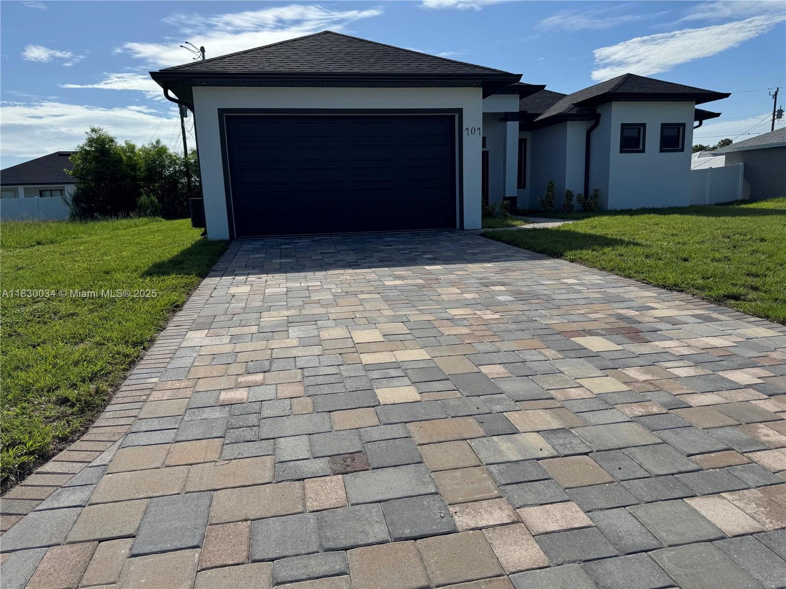 BEAUTIFUL BRAND NEW HOME !!! EXCELLENT LOCATION THE MOST DESIRABLE AREA, IN A QUIET NEIGHBORHOOD, MODERN STYLE IN CAPE CORAL FLORIDA WITH 3 BEDROOMS, 2 BATHROOMS, 2 CAR GARAGE. HIGH IMPACT WINDOWS AND DOORS.. TILES THROUGHOUT PLENTY ROOM FOR A POOL. THIS HOME IS READY TO MOVE AND WAITING FOR FAMILY TO ENJOY THE AROMA OF A NEW HOME!!! PLEASE CALL OR TEXT LISTING AGENT FOR THE APPOINTMENT. WATER IS CONNECTED TO THE CITY.