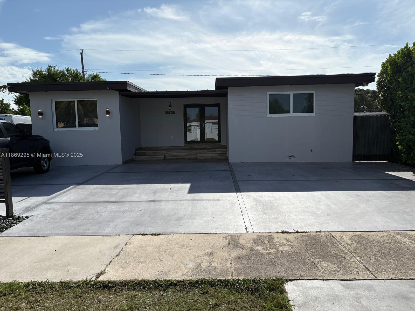 Fully renovated 3 bed, 2 bath home in the heart of Miami! Features a modern kitchen with stainless steel appliances, sleek cabinetry & stone countertops. Open living & dining areas with tile floors & great natural light. Spa-like baths with rainfall showers & custom vanities. Bedrooms offer generous closets. Includes washer/dryer, private driveway & fenced yard. Prime location near shops, dining & highways. Move-in ready for $3,500/month – don’t miss this rental!