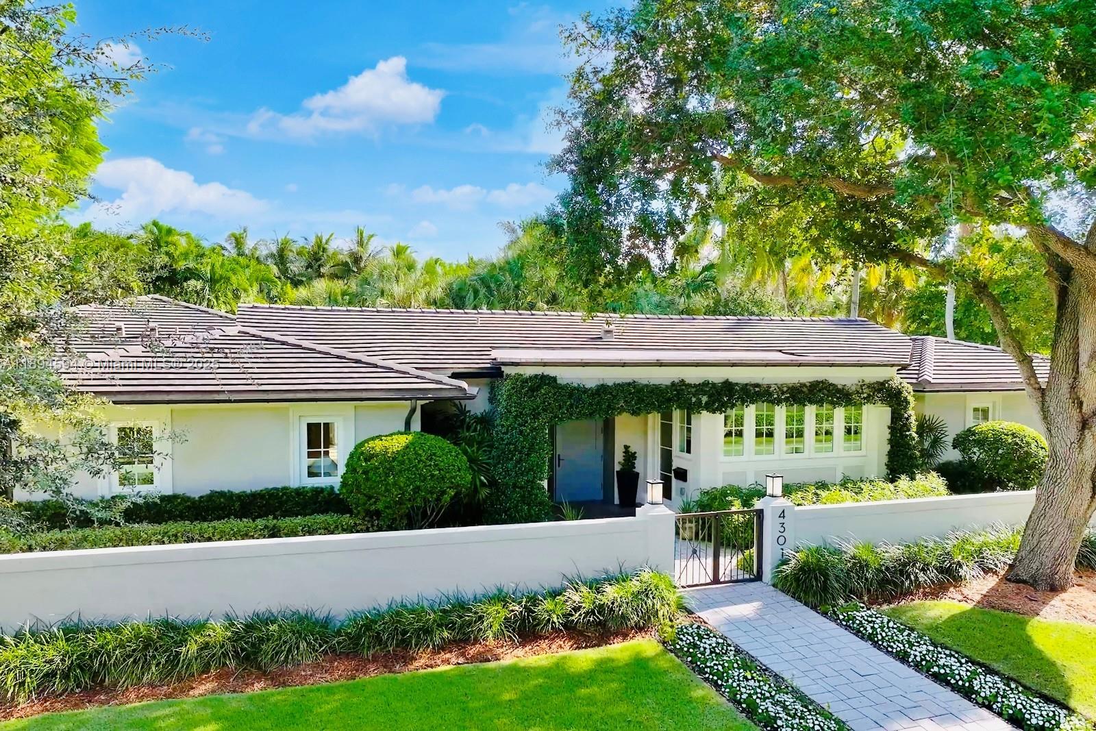 Rebuilt in 2019, this 5BD/5.5BA turn-key home located in prestigious, guard-gated Bay Point Estates, blends timeless charm with modern luxury. Approx. 4,000SF under AC on a corner 16,613SF lot. Wood flooring throughout exudes warmth and tranquility with the finest attention to detail. The floor plan optimizes  living and entertainment space with a state-of-the-art chef’s kitchen, dining room with adjacent wet bar and family-style den, all with direct access to the pristine backyard. A salt water heated pool, covered patio, and built-in BBQ surrounded by lush landscaping provide ultimate privacy and pleasure. Addl. features include whole-house generator, Sonos sound system and water filtration system. The epitome of refined living, exceptional design with a true sense of exclusivity.