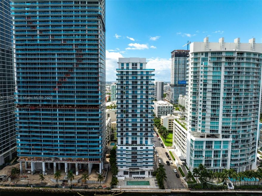 Designed by Kobi Karp. Spectacular and expansive 2 bed/2 bath, (largest 2 bed 1,594 sq ft) in Star Lofts on the Bay. Open concept with breathtaking direct water views on oversized, wrap around balcony. Hurricane impact windows and sliding glass doors. The large chef’s kitchen features granite countertops, high-end stainless-steel appliances and Sub Zero refrigerator. Washer/dryer in unit. 1 assigned garage parking space. Luxury amenities include infinity edge pool, state of the art gym, yoga studio, meditation garden with valet and security on site. Waterfront, boutique, loft style condo building in Edgewater, only 3 units per floor. Located minutes from Downtown, Brickell, Wynwood, Design District, Miami Beach and Margaret Pace Park. Tenant occupied until 12/10. Unit also listed for sale.