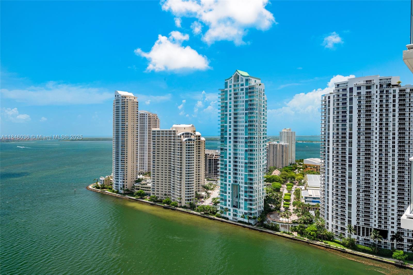 Welcome to urban living at its finest! Stunning 2/2 corner unit, sought after "16" line, best line in the building! Amazing water views with East & North exposures, huge balcony. Elegant tile floors throughout. Gym is getting brand new LifeFitness equipment. Steps to Aston Martin baywalk, Whole Foods Market, Bayfront Park, Novikov Restaurant, Joe & the Juice, Gordon Ramsay Hell's Kitchen among many others plus 17 screens' Silverspot Cinema. Minutes from Brickell City Center, Kaseya Arena & Arsht Center for the Performing Arts. Luxurious life style, 24 hr front desk attended. Chic downtown living at its best! Pool is closed for repairs. Could be rented furnished for $4,800.00 monthly.