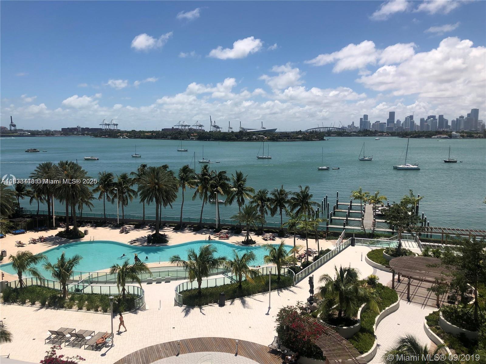 Unbeatable open bay views from the balcony of your 2 BD, 2 BA condo in the heart of the best & most vibrant South Beach neighborhood. Available August 1st.