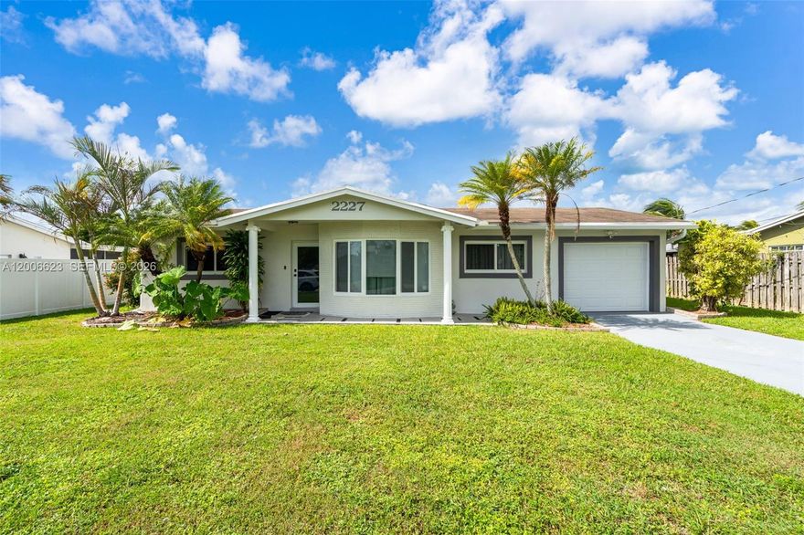 SELLER MOTIVATED, CONCESSIONS AVAILABLE! Beautifully remodeled waterfront pool home featuring 3 bedrooms, 2 baths, a modern kitchen with quartz countertops and new stainless steel appliances, updated bathrooms, and porcelain tile throughout. Major upgrades include a 6-month-old A/C, new sewer lines, impact windows and doors, and fresh interior/exterior paint. Enjoy canal views from the enclosed Florida room or relax in the resurfaced pool. Move-in ready and perfect as a primary home or Airbnb investment.