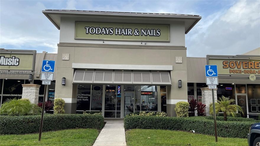 Established hair and nail salon located next to Publix in a high-traffic Boca Raton plaza. Beautiful interior, steady walk-in and repeat clientele, Well-established business with excellent growth potential. Fully equipped and ready for a new owner. Please do not disturb employees or customers. Business only — real estate not included.