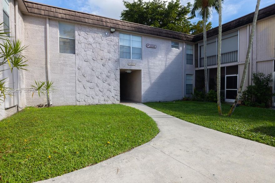 Just Reduced! Spacious and impeccably maintained first-floor garden-style 1BD/1BA rental with generous proportions, tile floors throughout and a large walk-in closet. Enjoy the screened porch overlooking the peaceful canal and beautifully landscaped grounds. Recent updates include new A/C, water heater, refrigerator, vanity and toilet. Laundry facility conveniently located just outside your front door. Scenic canal-side walking paths create a tranquil setting while offering an ultra-central Kendall location just blocks from Publix, shopping and restaurants with easy access to Dadeland Mall, the Turnpike and Palmetto Expressway. Includes 1 assigned parking space, guest parking and community pool. Welcome home.
